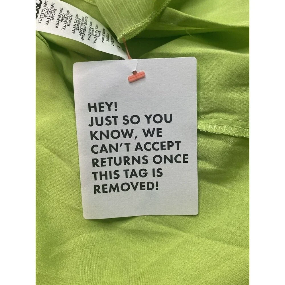 ASOS Design Gladiator Lime Green Sundress Size 4 Midi Flowing Get Noticed! - Picture 8 of 11